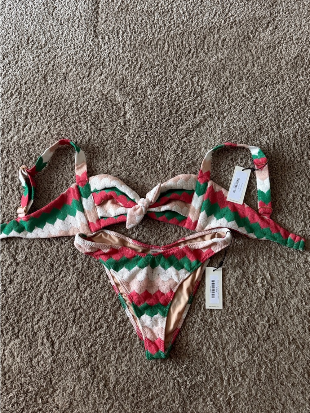 Montce Swim Gelato Lulu Bikini Bottoms only NWT